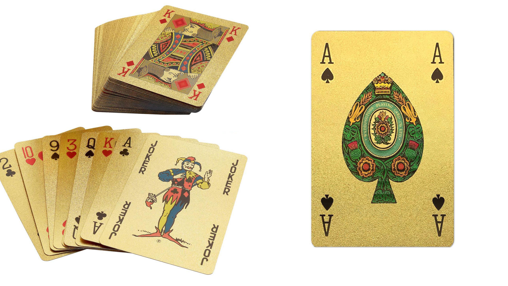 24K GOLD PLATED PLAYING CARDS 24K GOLD PLATED PLAYING CARDS